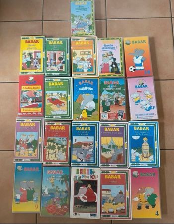 Lot VHS Babar