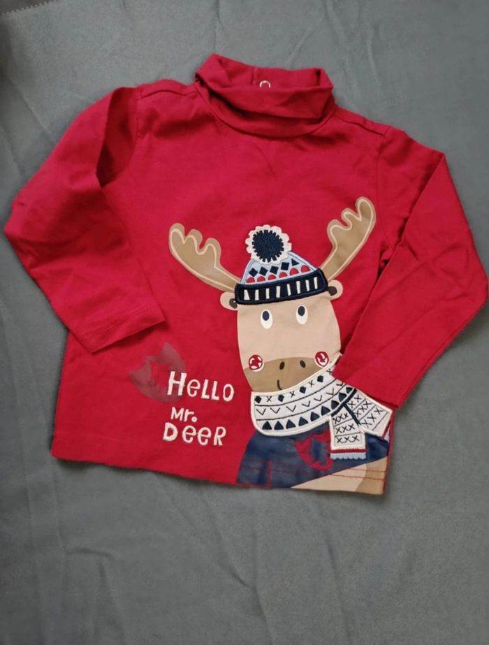 Sous pull motif rennes - photo numéro 2