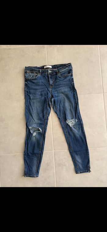 Jean effet used troué Taille 42
