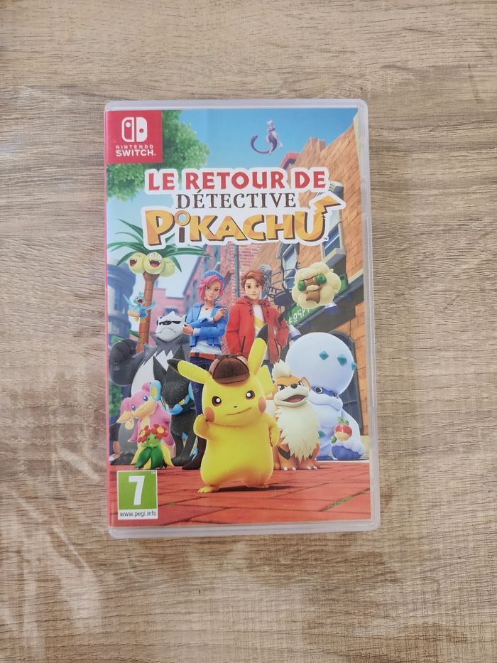 Jeu switch "le retour de détective Pikachu"