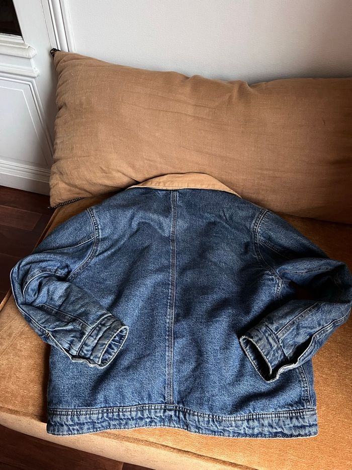 Veste en jean doublé Zara, taille 11 12 ans - photo numéro 5