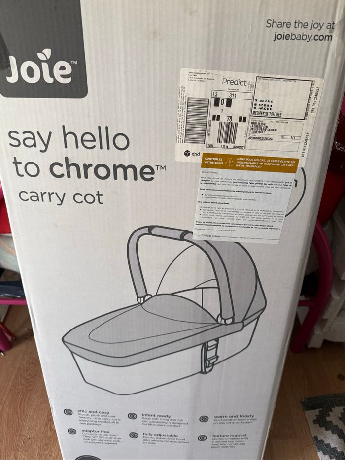 Duo poussette joie chrome et nacelle - photo numéro 10