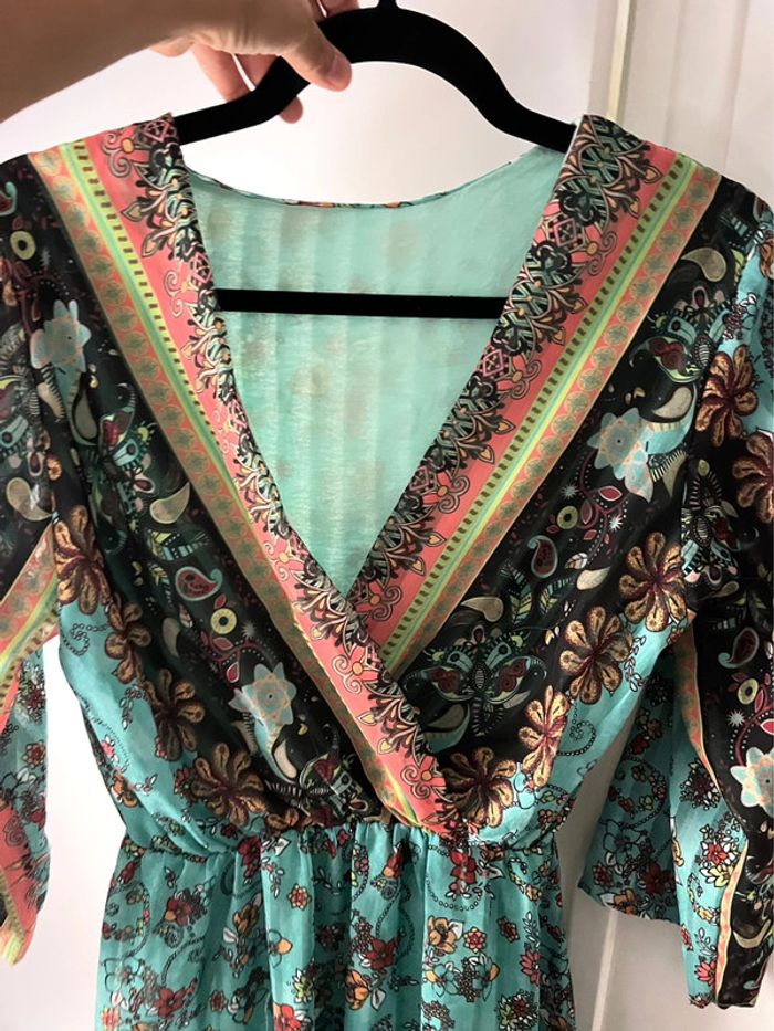 Robe imprimée bohème taille - photo numéro 5