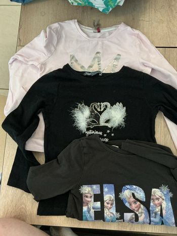 Lot 3 t-shirt manche longue