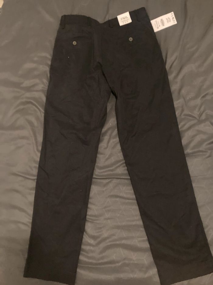 Pantalon homme chino noir neuf taille 38 Zara - photo numéro 2