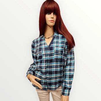 Christine Laure chemisier carreaux * taille 2 *