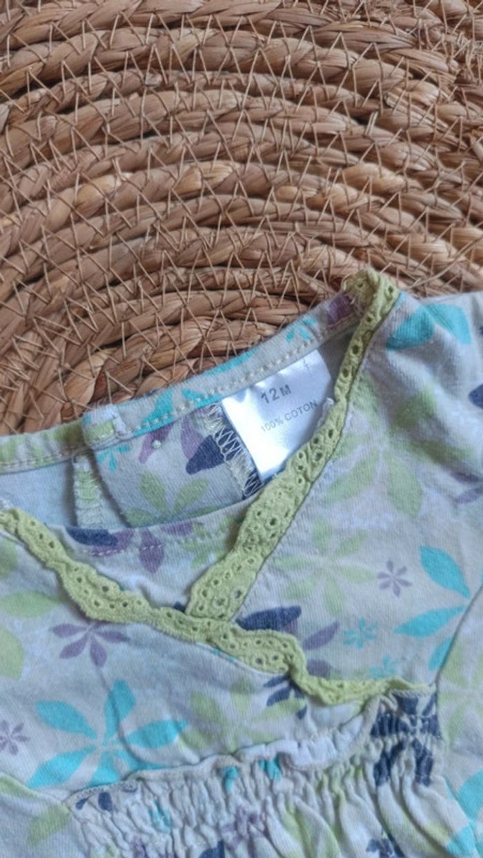 T-shirt manches longues fille 12 mois - photo numéro 4