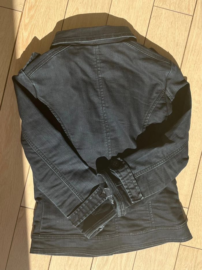 Veste près du corps cintrée asymétrique vintage - photo numéro 14