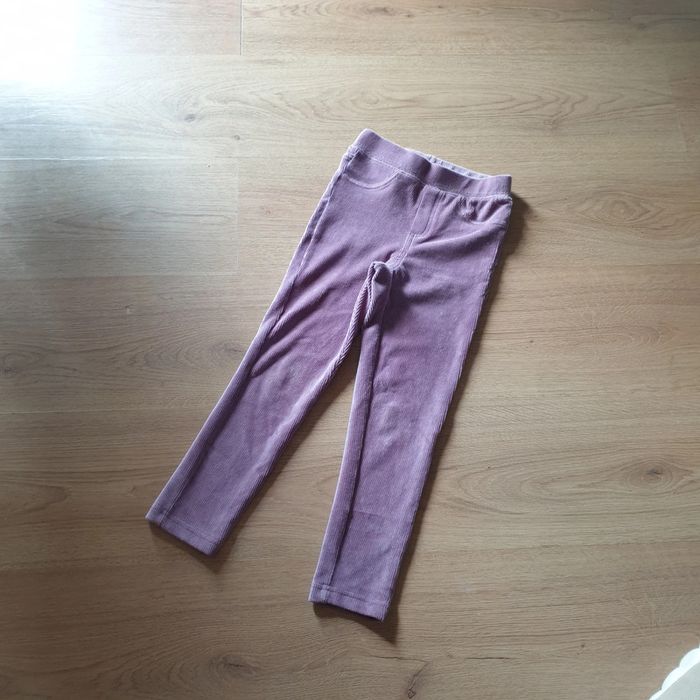 🩷 Jegging velour 5/6 ans Tex #emyfleury_5ansfille