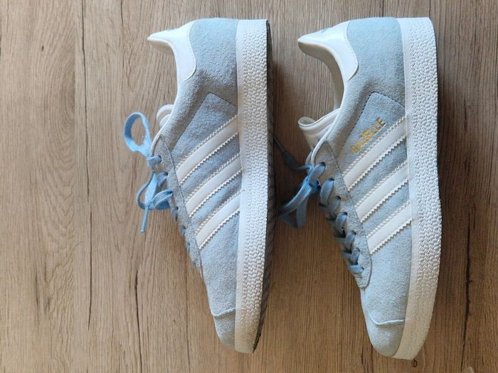 Adidas Gazelle – Bleu clair / Blanc - photo numéro 9