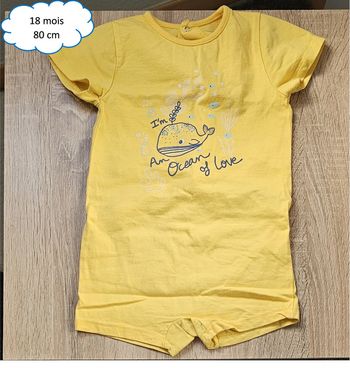 Pyjama été 18 mois - 80 cm
