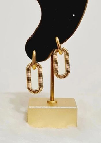 Boucles d'oreilles dorées