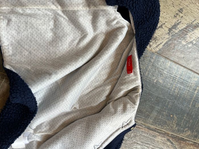 Manteau moumoute Bleu 4 ans - photo numéro 4