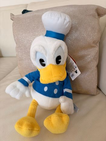 GUND - Peluche Donald Duck Disney Store - Taille 30cm - Bleu/Blanc - Neuf avec étiquette 