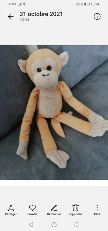 Peluche singe 🐒