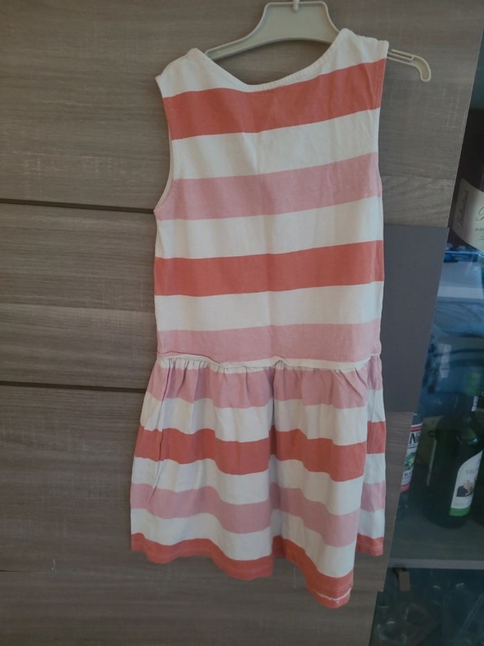Robe d'été,  rayée, rose, taille 8 ans - photo numéro 3