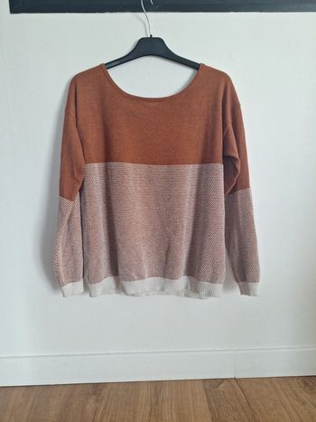 Pull marron M/L