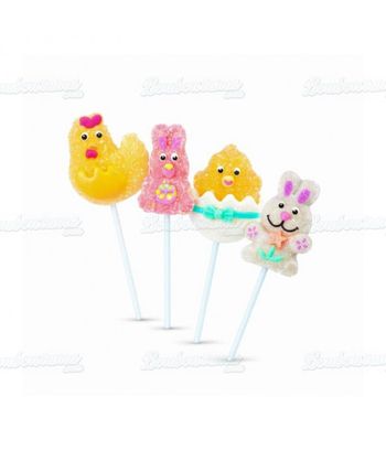 Lot de 4 sucettes de pâques 