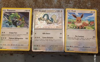 Lot de 3 cartes pokémons 