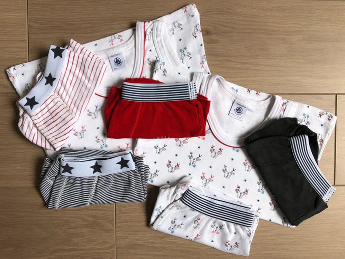 Lot de 2 débardeurs collection Noël Petit bateau T-6 ans - photo numéro 3