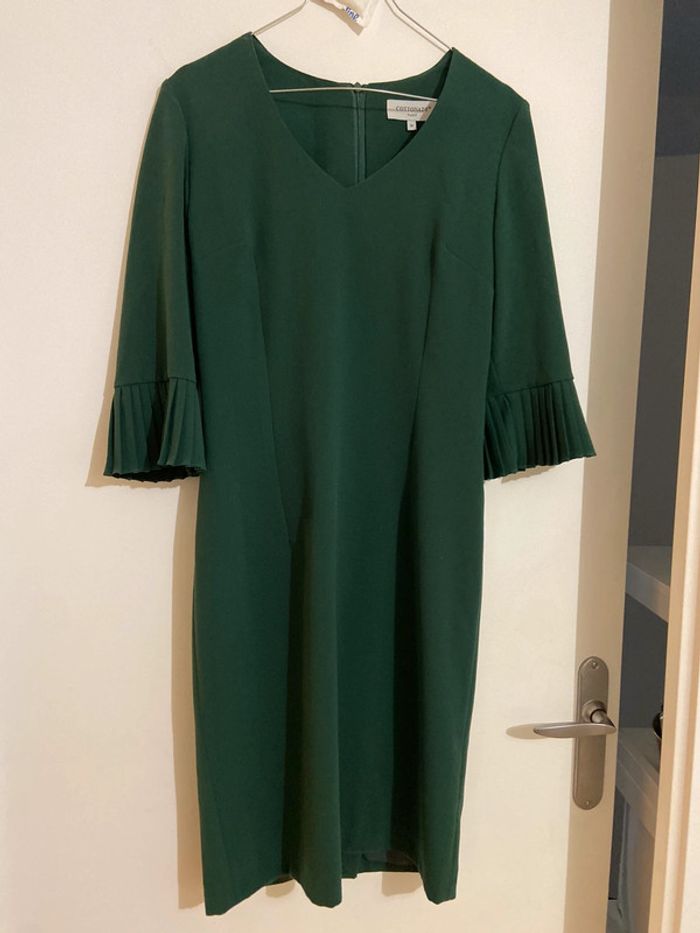 Robe Cottonade verte - photo numéro 5