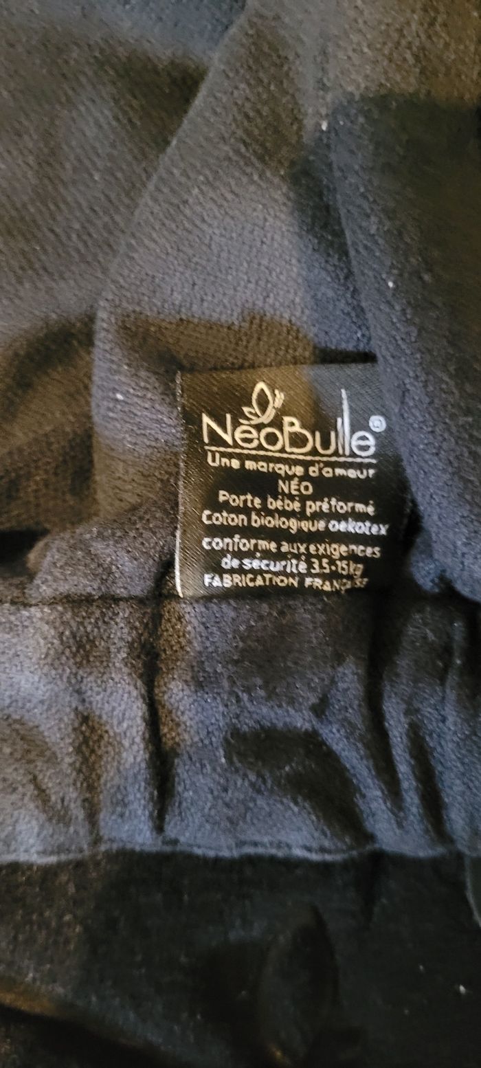 Porte bébé préformé physiologique NEO de Néobulle - photo numéro 2