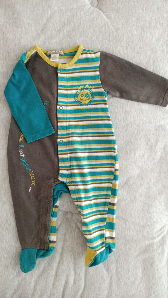 Lot de 5 pyjamas légers 3 mois - photo numéro 2