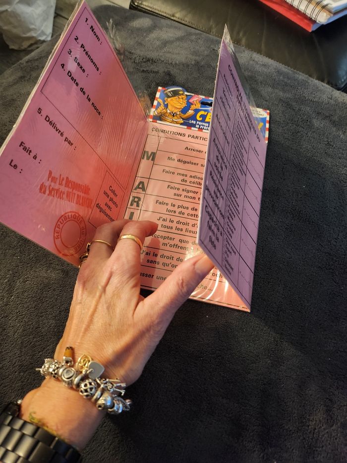 Permis d’enterrer ma vie de garçon humoristique neuf - photo numéro 3