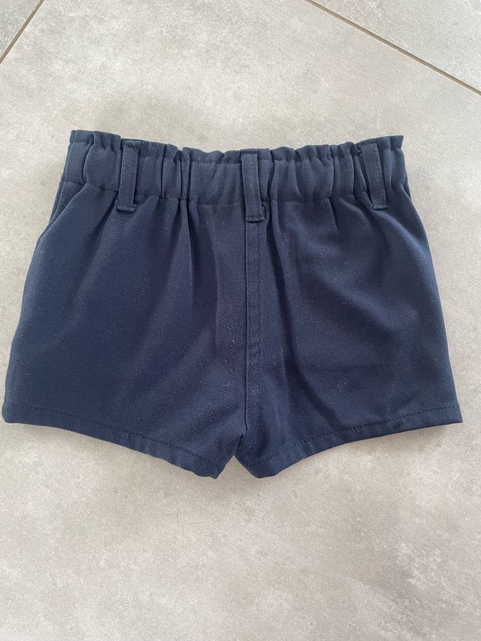 Short Lulu castagnette 24 mois bleu marine - photo numéro 2
