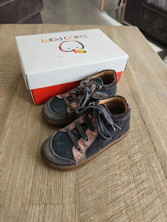 Chaussuee bleu marine shoopom avec pailette 25 - photo numéro 2