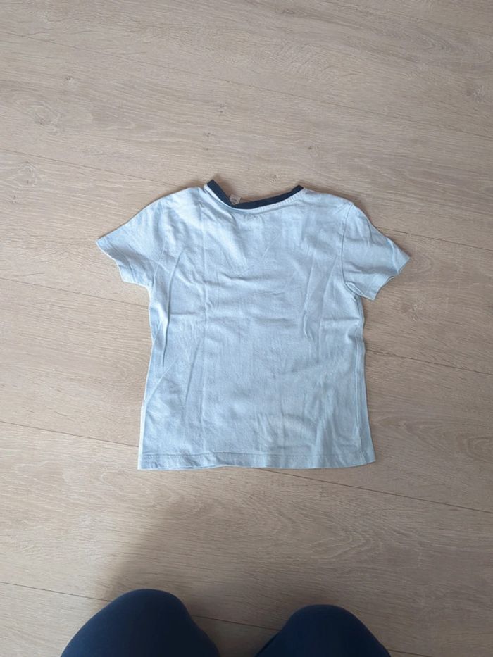T shirt bleue ciel Okaïdi 3 ans - photo numéro 4
