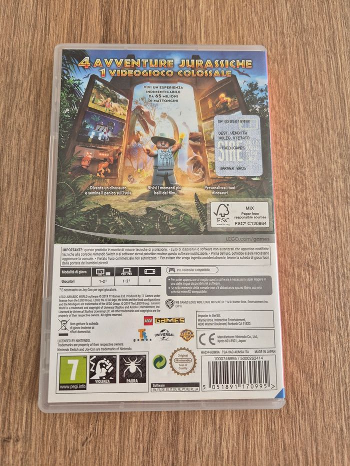 Jeu de Switch Lego Jurassic World - photo numéro 2