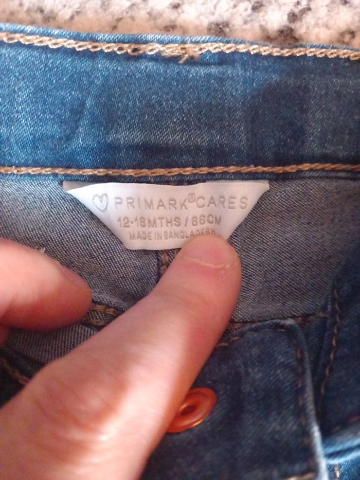Jean primark taille 86cm 12/18mois - photo numéro 2