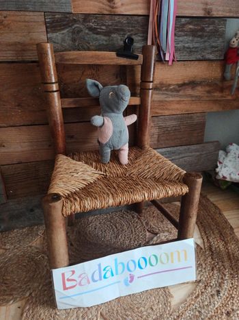 Peluche cochon Ikea rose et gris tbe