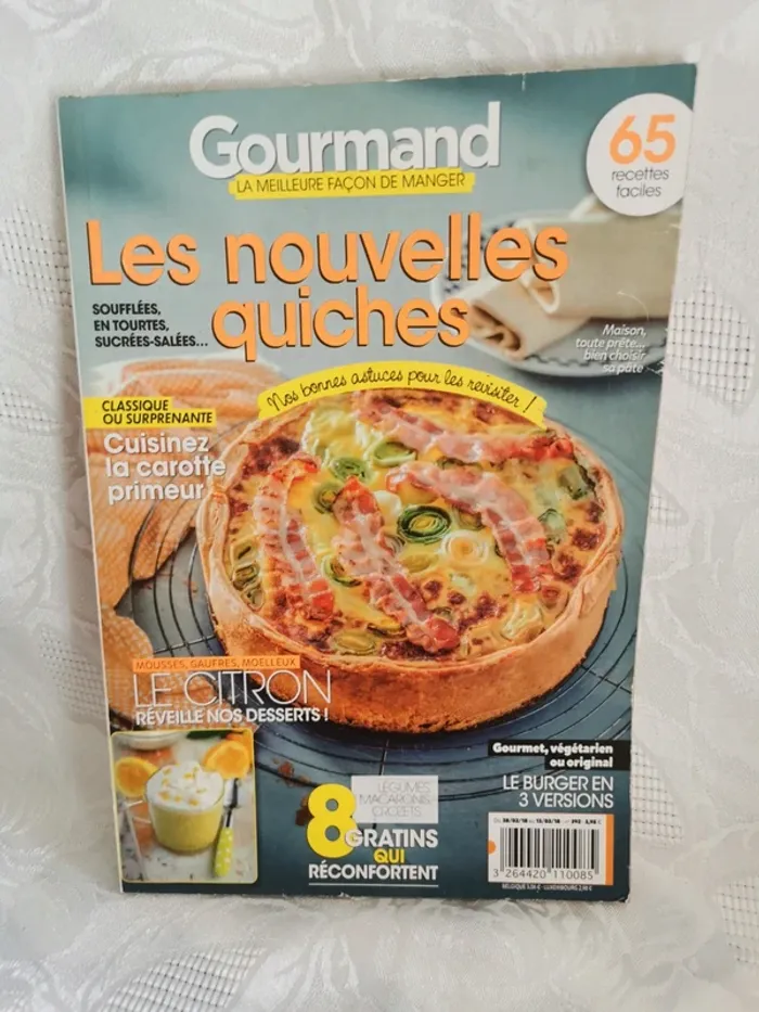 Lot de 5 magazines "Gourmand – La meilleure façon de manger" - photo numéro 2
