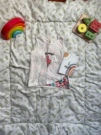 Débardeur blanc 6 mois TQF baby