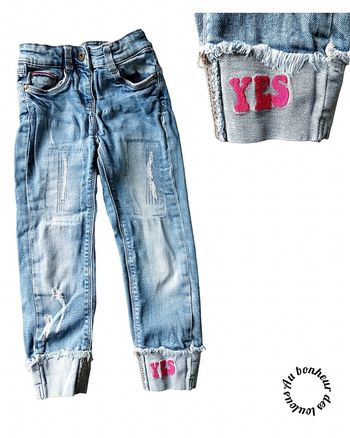 6 ans jean Tape à l'oeil effet destroy