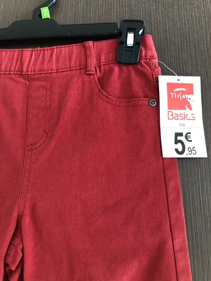 Pantalon jeans taille élastique 10 ans - photo numéro 6