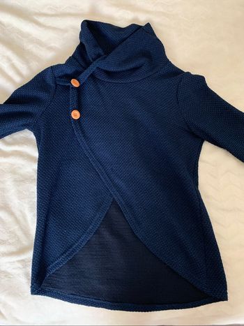 pull bleu marine