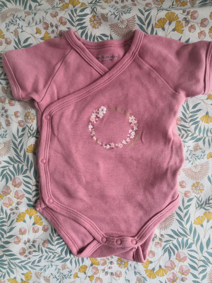 Body manches courtes Vertbaudet 3 mois
