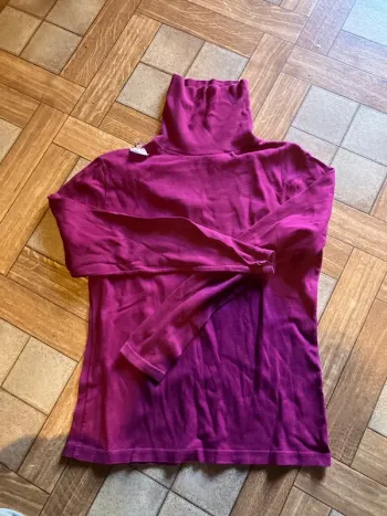 Sous pull volet/Bordeaux @
