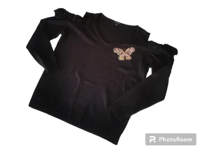 Pull papillon women only taille L - photo numéro 2