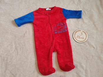 Pyjama pilou pilou, Cars, 3 mois, Disney Baby 👣