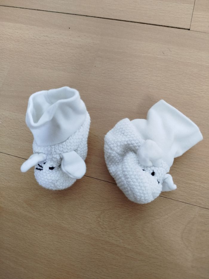 Chaussons bébé 0-3mois Beebs by Kiabi