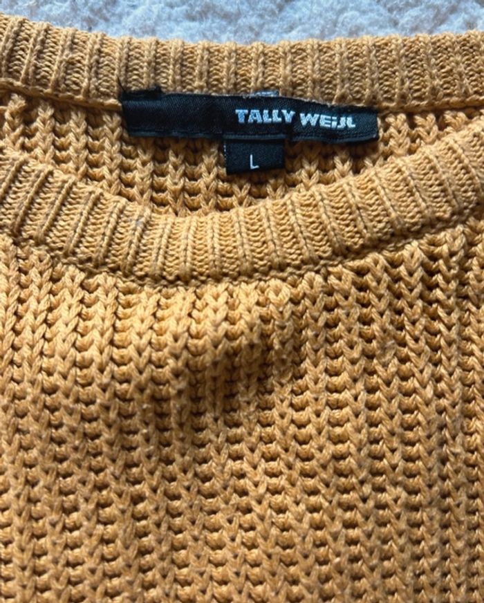 Pull en maille, moutarde, Tally Weijl - photo numéro 5