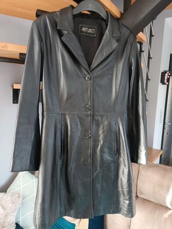 Magnifique manteau en cuir