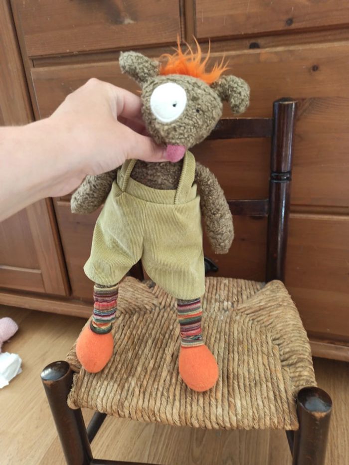 Chien moulin roty salopette 28 cm - photo numéro 4