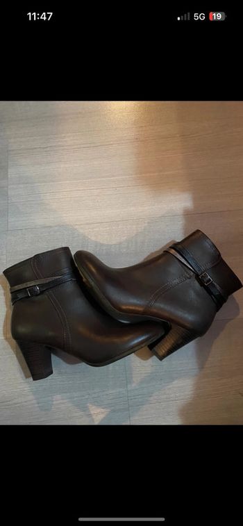 Bottines marron Grands Boulevards