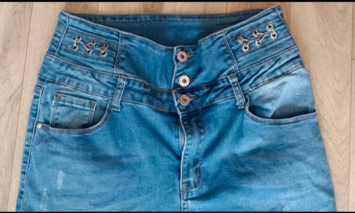 Jean taille haute femme - photo numéro 3