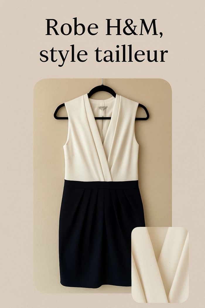 Robe H&M, style tailleur - taille 36 - Taille S - photo numéro 2